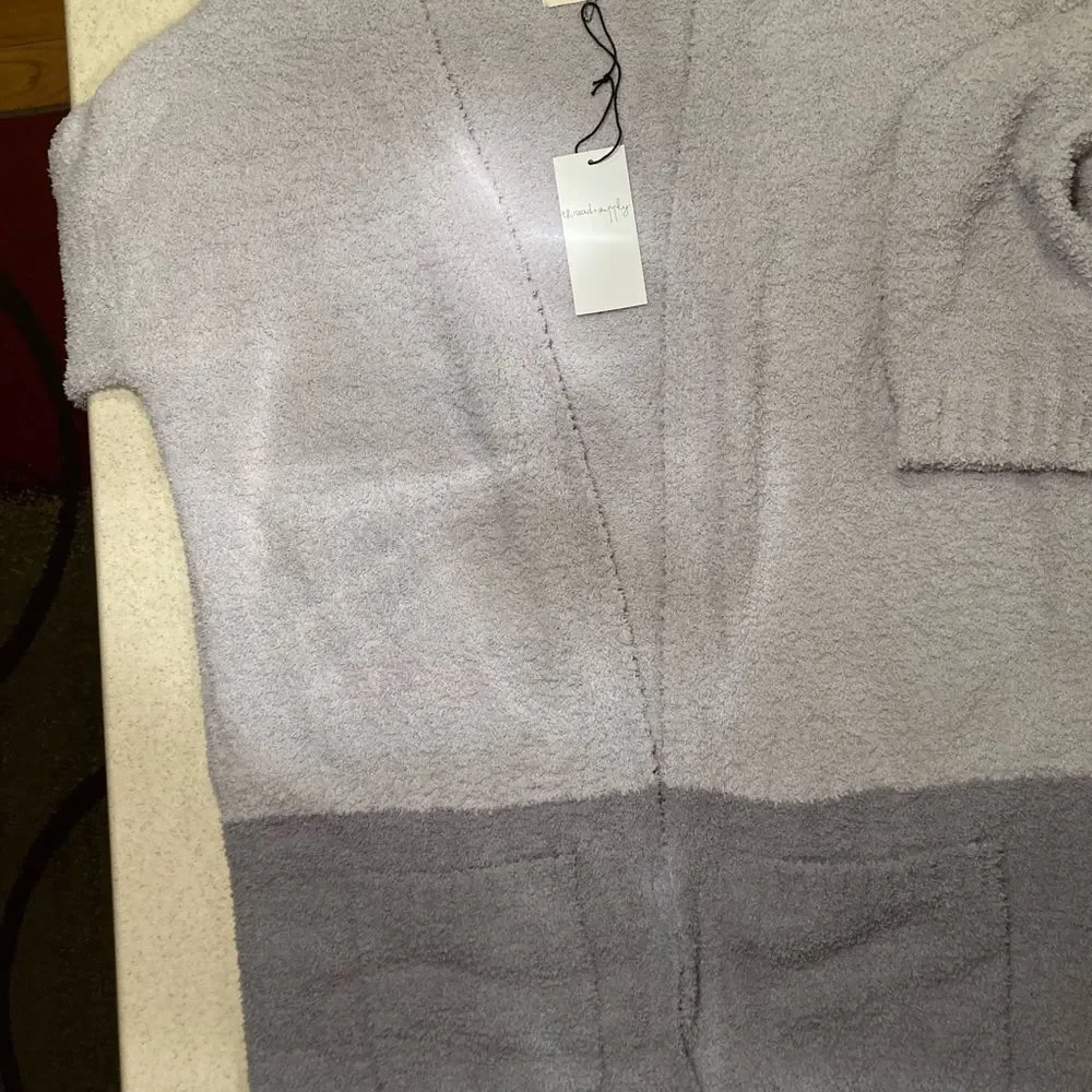 Thread & Supply Sweater Cardigan soft fuzzy women’s one size fits all NEW - Picture 10 of 14